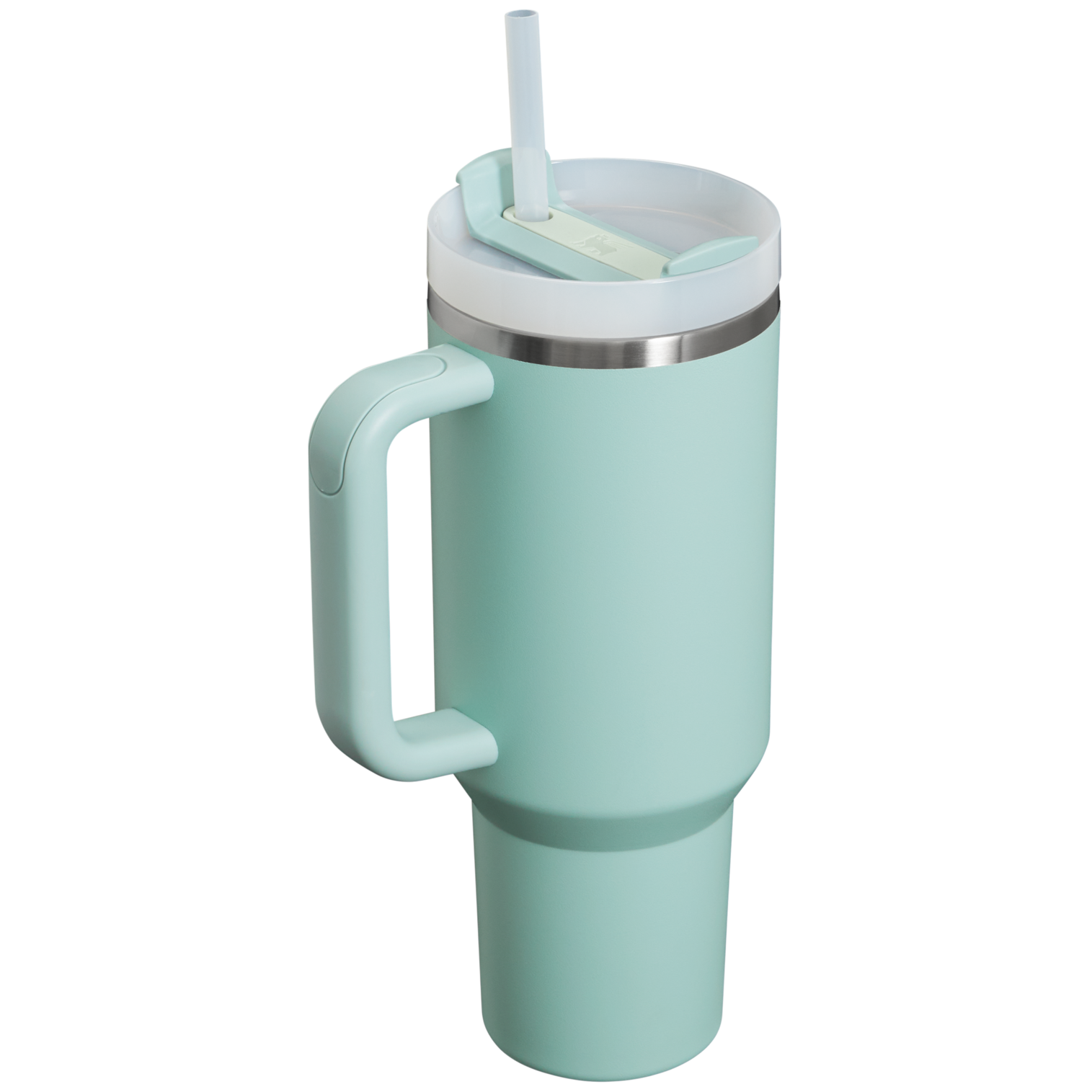 Splash-Resistant FlowState The Quencher H2.0 Flowstate Tumbler  | Stanley Create D332L - Double-Wall Vacuum Insulated Travel Tumbler with Straw Detail