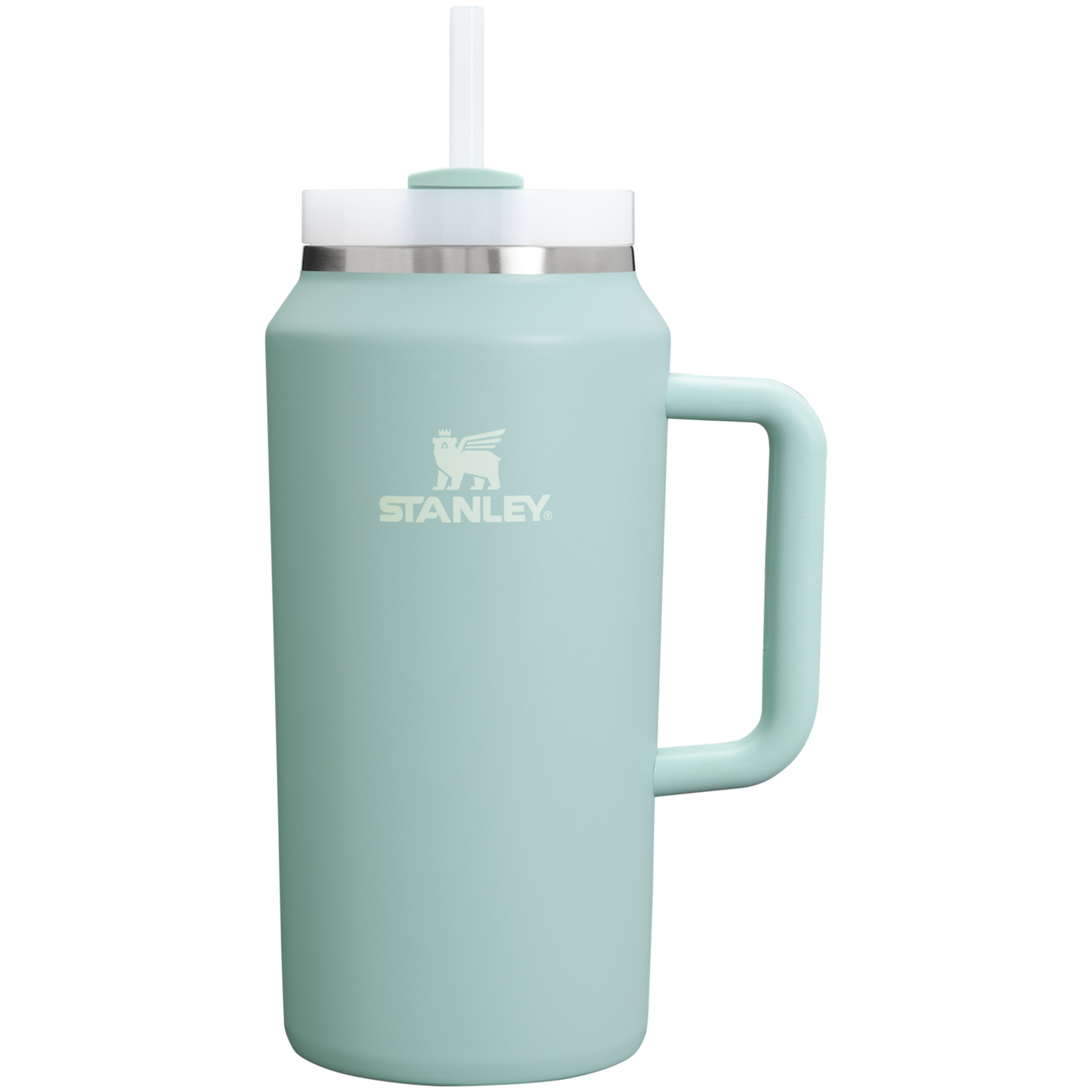 Splash-Resistant FlowState The Quencher H2.0 Flowstate Tumbler D033Q - Premium Stainless Steel Straw Cup for All-Day Hydration - Seafoam