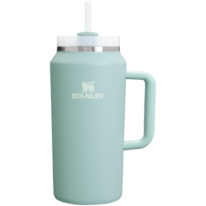 Splash-Resistant FlowState The Quencher H2.0 Flowstate Tumbler D033Q - Premium Stainless Steel Straw Cup for All-Day Hydration - Seafoam