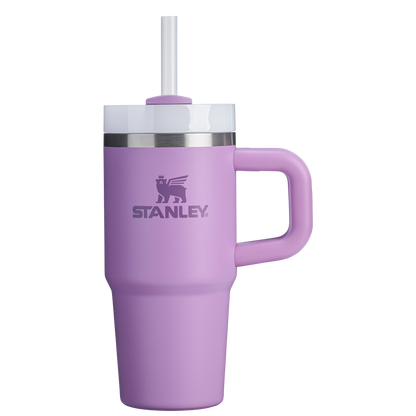 Large Capacity The Quencher H2.O Flowstate Tumbler D068Z - Double-Wall Vacuum Insulated Travel Tumbler with Straw - Lilac