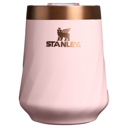 Shatterproof Luxury The Valentine’s Day Textured Reserve Wine Tumbler D233K - Reserve Collection Stainless Steel Whiskey Cup - Pink Velvet Gloss